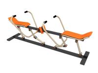 China Outdoor Fitness Equipment Double Rowing Machine for Adult in Gym Exercise factory