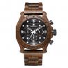 China Wood Belt Multifunction Wrist ,wood watches for men ,3 ATM water proof . factory