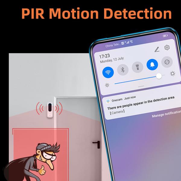Quality White PIR Tuya Video Doorbell Home Assistant Two Way Voice Speak for sale