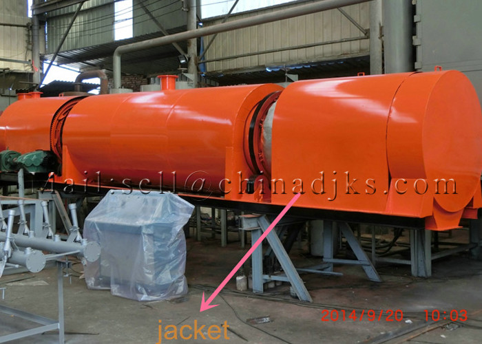 China 9.6M Length 600kg/H Charcoal Carbonization Furnace Waste To Power Plant factory