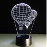 China Hot Air Balloon 7 Colors Change 3D LED Night Light with Remote Control Ideal For Birthday Gifts And Party Decoration factory