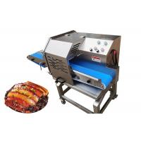 China 500KG/H Industrial Meat Slicer Cooked Chicken Breast Meat Beef Biltong Slicing Machine Cut Dry factory