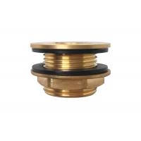 Quality Flange Locknut Brass Hose Fittings Male x Female Thread with NBR Washer Tank for sale