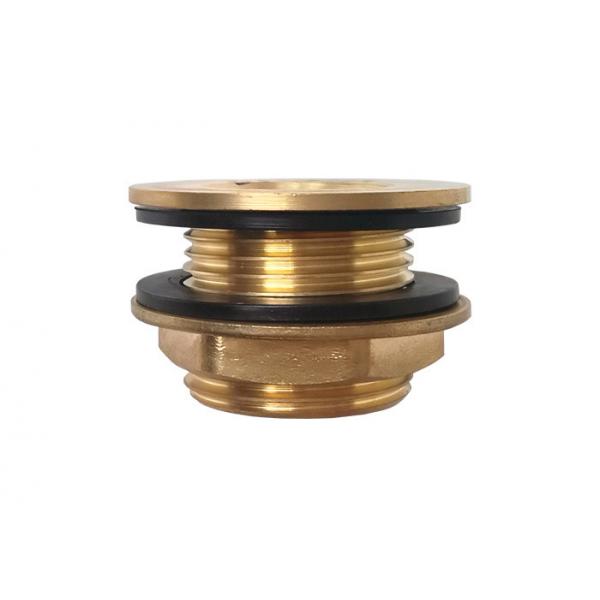 Quality Flange Locknut Brass Hose Fittings Male x Female Thread with NBR Washer Tank Adaptor for sale