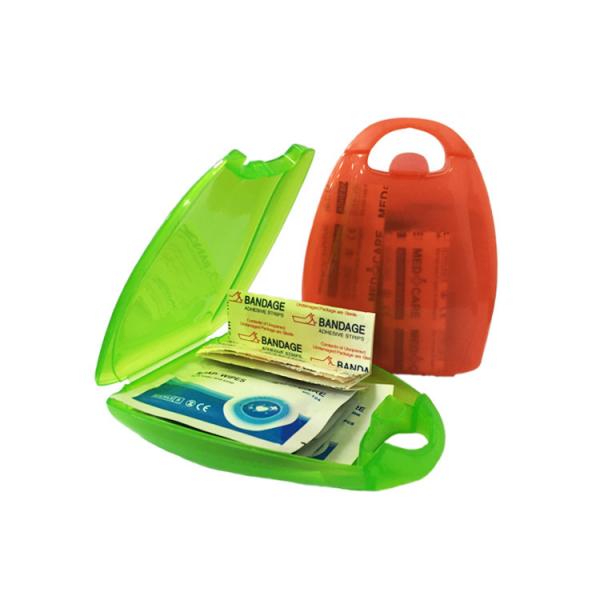 Quality Infant Child Baby Travel First Aid Kit For Traveling Abroad Mini Plastic Pill Box Case 0.1kg for sale