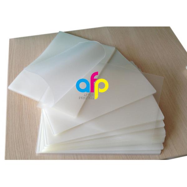 Quality Polyester 7 Mil Laminating Pouches , Transparent Glossy / Matte Laminating Pouches for sale