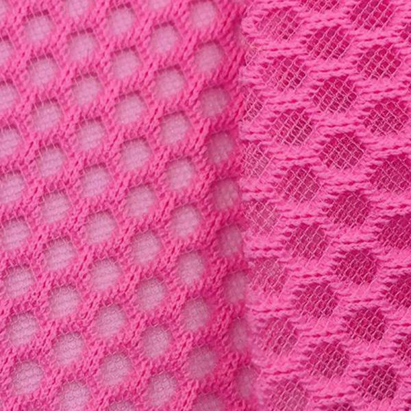Quality 100% Polyester Recycled Polyester Mesh Knitted Airmesh 3D Mesh Material for sale