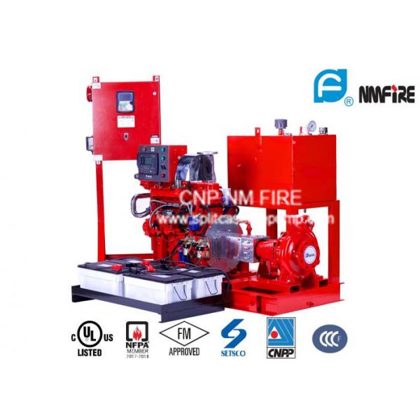 Quality End Suction Centrifugal Diesel Engine Driven Fire Pump With 44kw Max Shaft Power for sale
