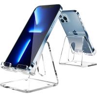 China Mobile Cell Phone Display Holder Stand Holder Universal Mini Portable Clear View Desktop for sale