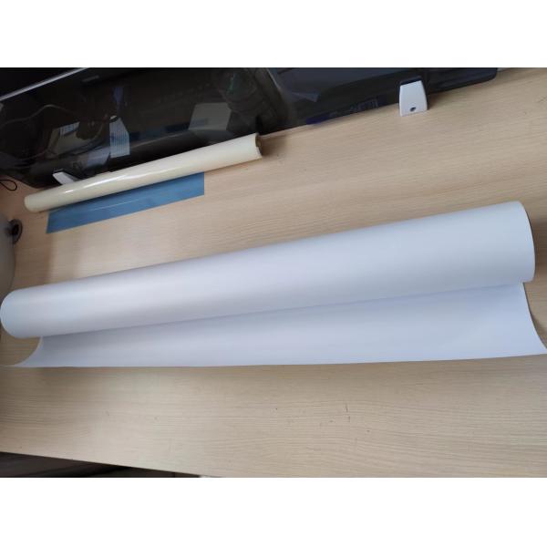Quality White glossy Permanent Glue 100mic PVC Self Adhesive Vinyl 140gsm For Digital for sale