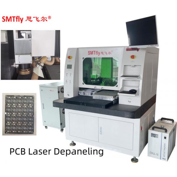 Quality PCB Off Line Laser Depaneling Separator 0.02 Precision 335mm for sale