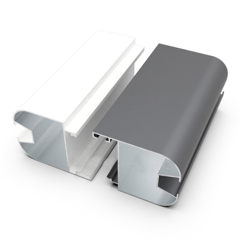 China 6063 Aluminum Extrusion Customized Silver Anodized Aluminium Door Frame Profiles factory