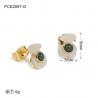 China Animal Cute 316L Stainless Steel Earrings Girl Gold Plated Jewelry factory