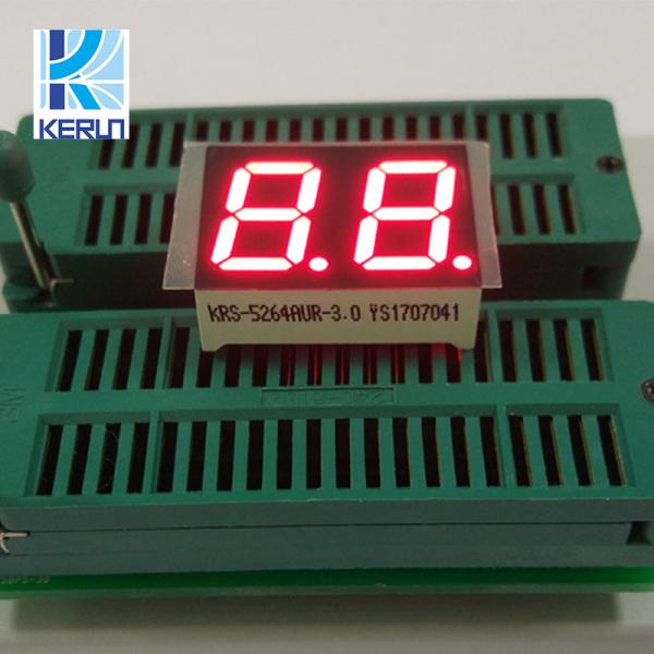Quality Ultra Red 0.56in Dual Digit 7 Segment Display Common Anode For Digital Indicator for sale