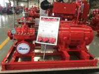 China NFPA20 Standard Electric Motor Driven Fire Pump Set , Ul Fm Pump For Fire Fighting Use factory