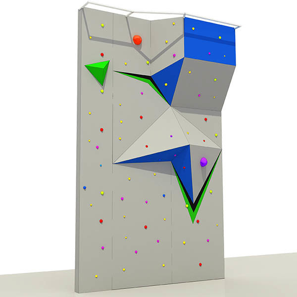 Quality Adventure Weatherproof Outdoor Climbing Wall Eco Friendly For Commercial Square for sale