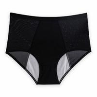 China Absorbent Leak Proof Period Underwear High Waist Breathable Tummy Control 3 Layers factory
