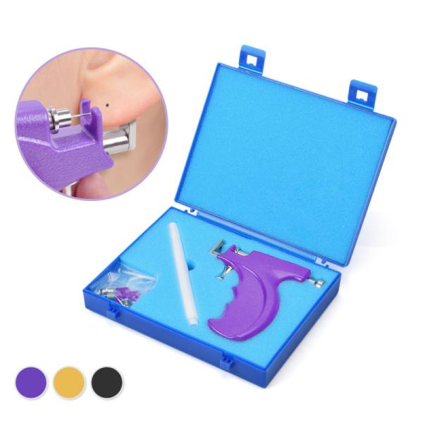 Quality Yellow Hospital Medical Supplies Ear Piercing Gun Accessories Kit for sale