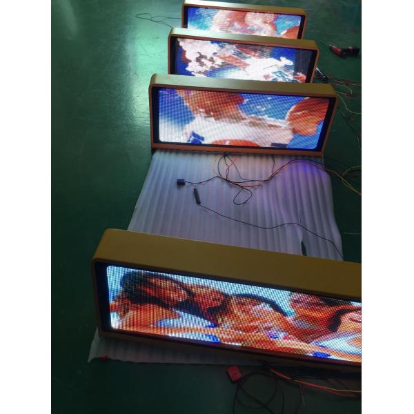 Quality Indoor hd video p5mm Taxi LED Display High definition more lightweight for sale