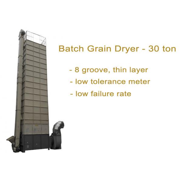 Quality Commercial Mechanical Grain Dryer , 30 Ton Per Batch Mixed Flow Grain Dryer for sale