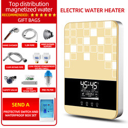 Quality 8000W Heating Instant Hot Water Heater Stainless Steel Wall Mounted for sale