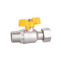 Quality Forged Brass Ball Valve Butterfly Handle Manufacturers 100% Leak Tested for sale