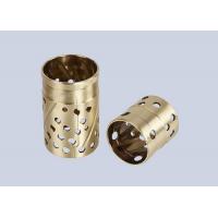 China Copper Alloy CuZn31Si Wrapped Bronze Bearing Bushes Low Running Velocity factory