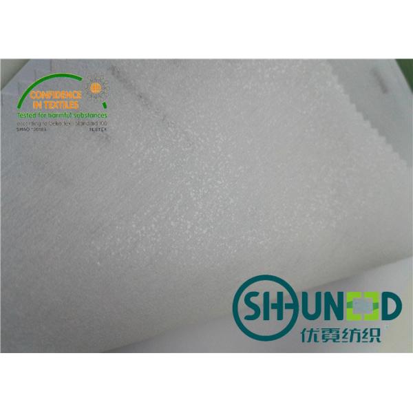 Quality Chemical Bonded Interlining Non Woven Fabric With Scatter Coating 1025SF for sale