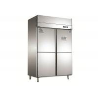 China Stainless Steel 4 Door Commercial Refrigerator Freezer With 1.0m³ Capacity for sale