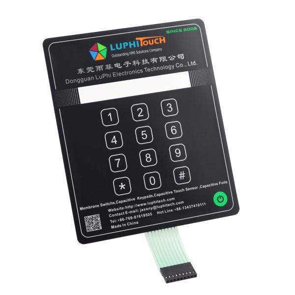 Quality Illuminated Tactile Membrane Keypad , Water Proof Backlight Membrane Switch for sale