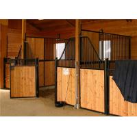 China Customized Temporary Bamboo Board Indoor Safety Steel Horse Stalls Horse Stables Factory Made factory