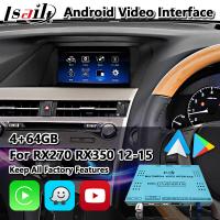 China Lsailt Android Carplay Video Interface for Lexus RX270 RX350 RX450h RX Mouse Control 2012-2015 factory