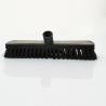 China Hard Bristle Deck Brush Steel Handle Heavy Duty Push Broom For Tough Cleaning factory