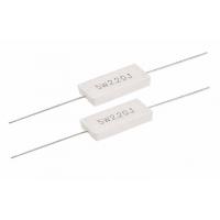 China Small White 2 Ohm 10 Watt Resistor Cemen For Voltage Dividers factory