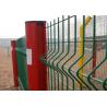China Curved Bend 6.0mm Pvc Coated Wire Mesh Fence factory