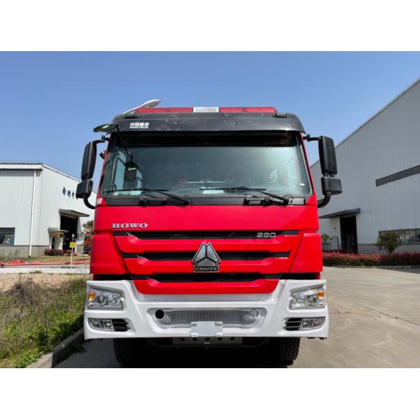 Quality HOWO 8000L Foam Fire Truck 6x4 For Landscape Imigation Road Spraying for sale