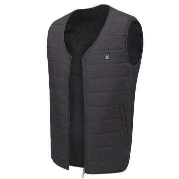 Quality Polyester Heated Waistcoat Adjustable Women Heated Massage Vest Electric Heating for sale