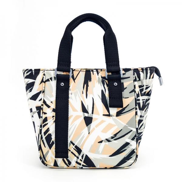 Quality Customized Casual Women Tote Hand Bag Leaf Printing Lightweight for sale