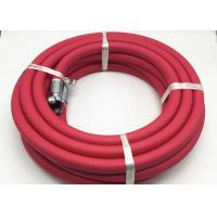 Quality Red 3/4 Inch Jackhammer Rubber Air Hose / Flexible Air Hose 50ft Length for sale