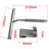China Mirror Polished Bathroom Hardware Accessories  Shower Water Scraper factory