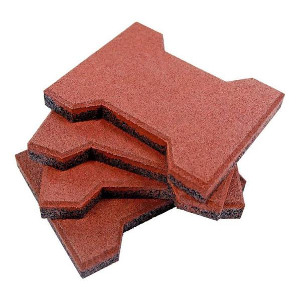 Quality Customized Color Rubber Brick Paver for sale