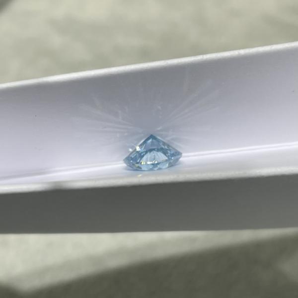 Quality 1.52ct Lab Grown Blue Diamond Heart Loose Diamond 10 Mohs for sale