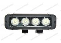 China 8 Inch 12v 24v 4000lm Single Row LED Light Bar 40W Waterproof For Motorcycle factory