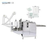 China 400mm Film Width PLC Alcohol Swab Manufacturing Machine Alcohol Prep Pad Production Machine factory