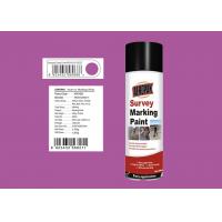China Deep Viole Marking Spray Paint , Survey Marking Paint For Bitumen 235g for sale
