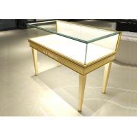 China Retail Jewelry Store Showcases With Led Lights , Glass Jewelry Display Case for sale