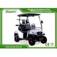 Quality 48V Trojan Battery Electric Golf Carts 2 Seater White Club Car Electric Golf Car for sale