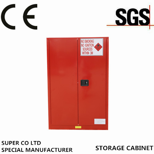 Quality Red Paint Ink Chemical Hazardous Storage Cabinet heavy duty for SSMR100030P for sale