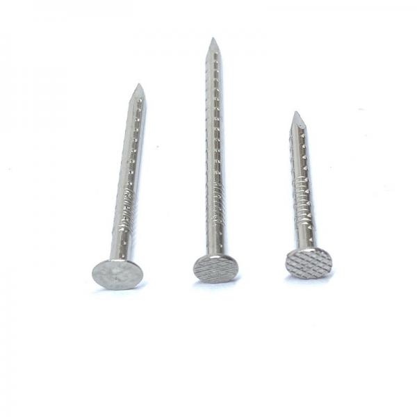 Quality 5.0X100MM Hollow Shank Grooved Flat Head Nails Stainless Steel 316 for sale