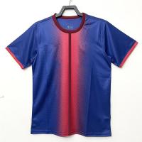 China Retro Sportswear Classic Soccer Shirts Uniform Classic Soccer Jerseys Blue Red factory